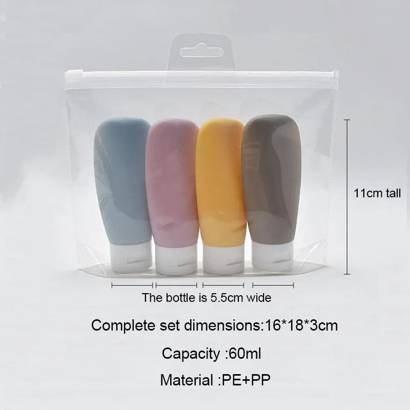 NEW 60ML Travel Containers Set Refillable Travel Bottle Everything for Travel Bottles alternate view