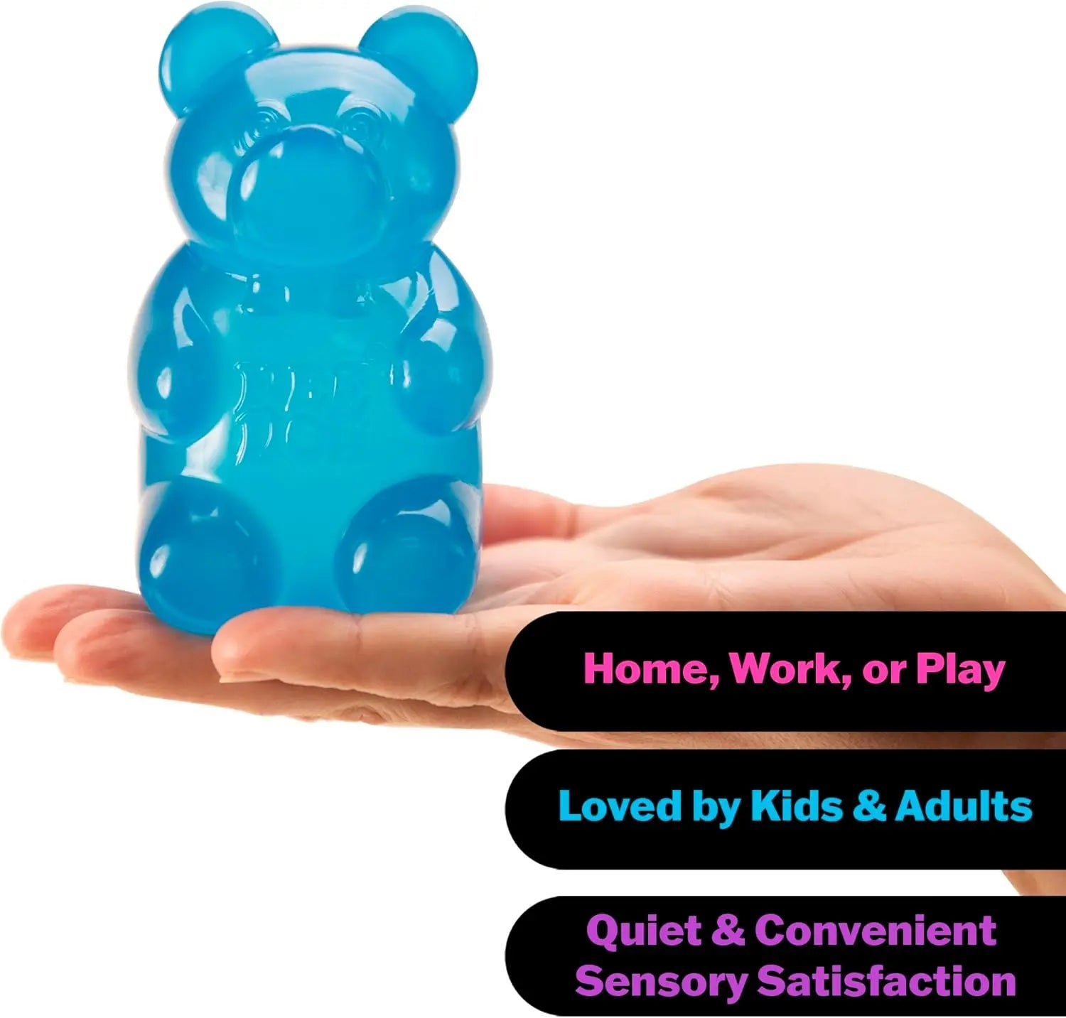 8cm NeeDoh Cute Gummy Bear Sensory Squeeze Toy with Jelly-like Filling Slow Rebound St close-up view