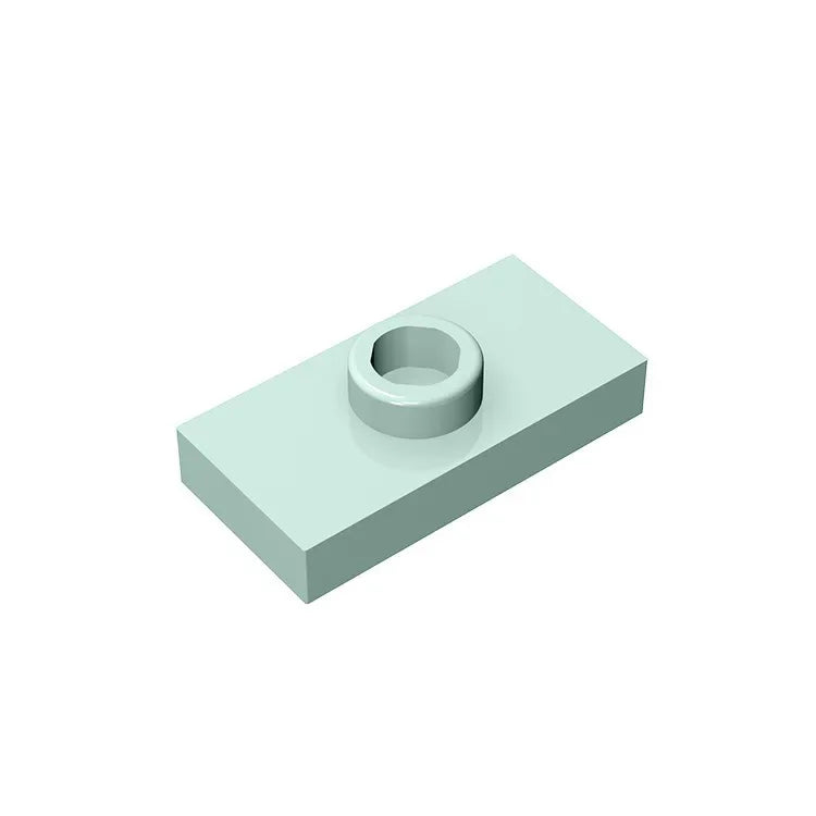 Gobricks PLATE 1X2 W. 1 KNOB | Modified Building Block Compatible with Lego 15573 detail view