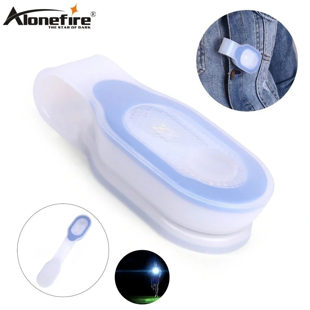 Mini Running Emergency Light | Clip Safety Soft Silicone Outdoor Cycling Lamp detail view