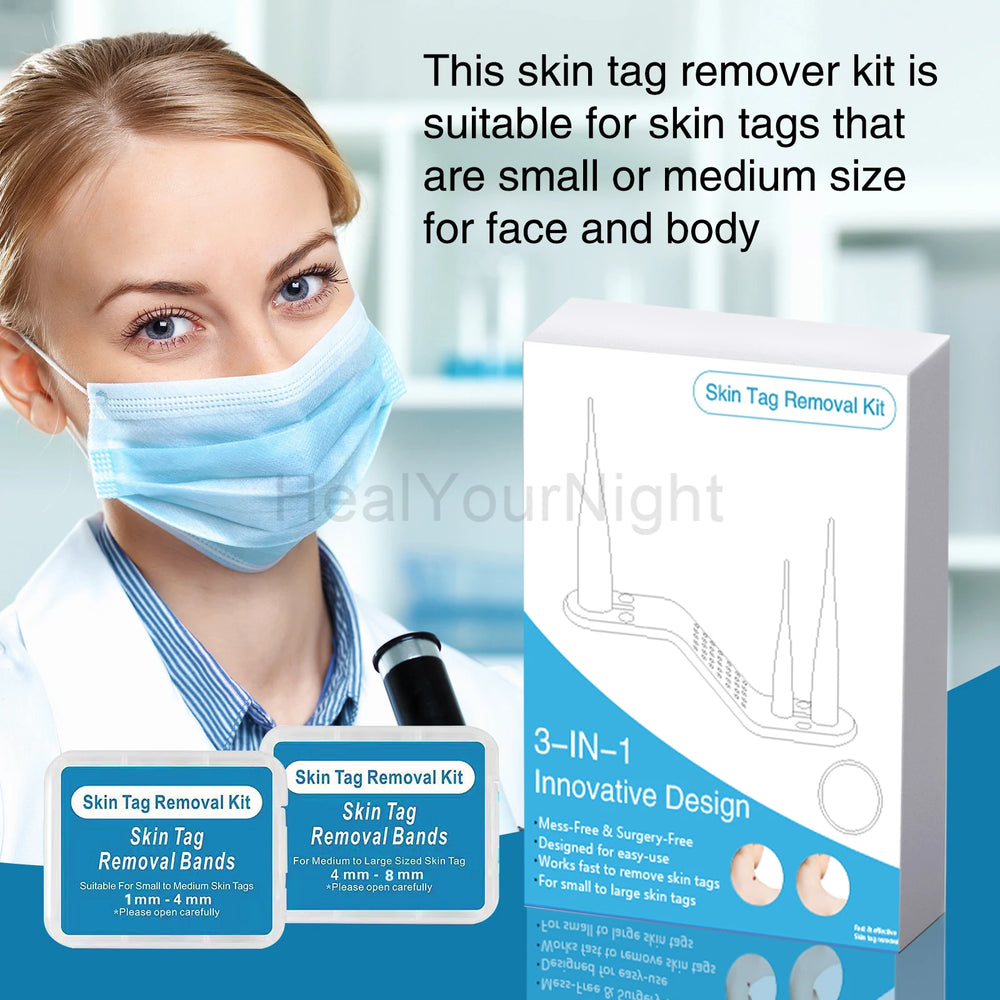 3-IN-1 Painless Skin Tag Removal Kit | Skin Label, Mole, Acne & Wart Removal Pen Set lifestyle view