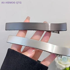 1/5Pcs Bangs Duckbill Clip Korean Women Elegant Hair Clips Barrettes For Girls Metal Hair Claws Hairpin Ponytail Accessories