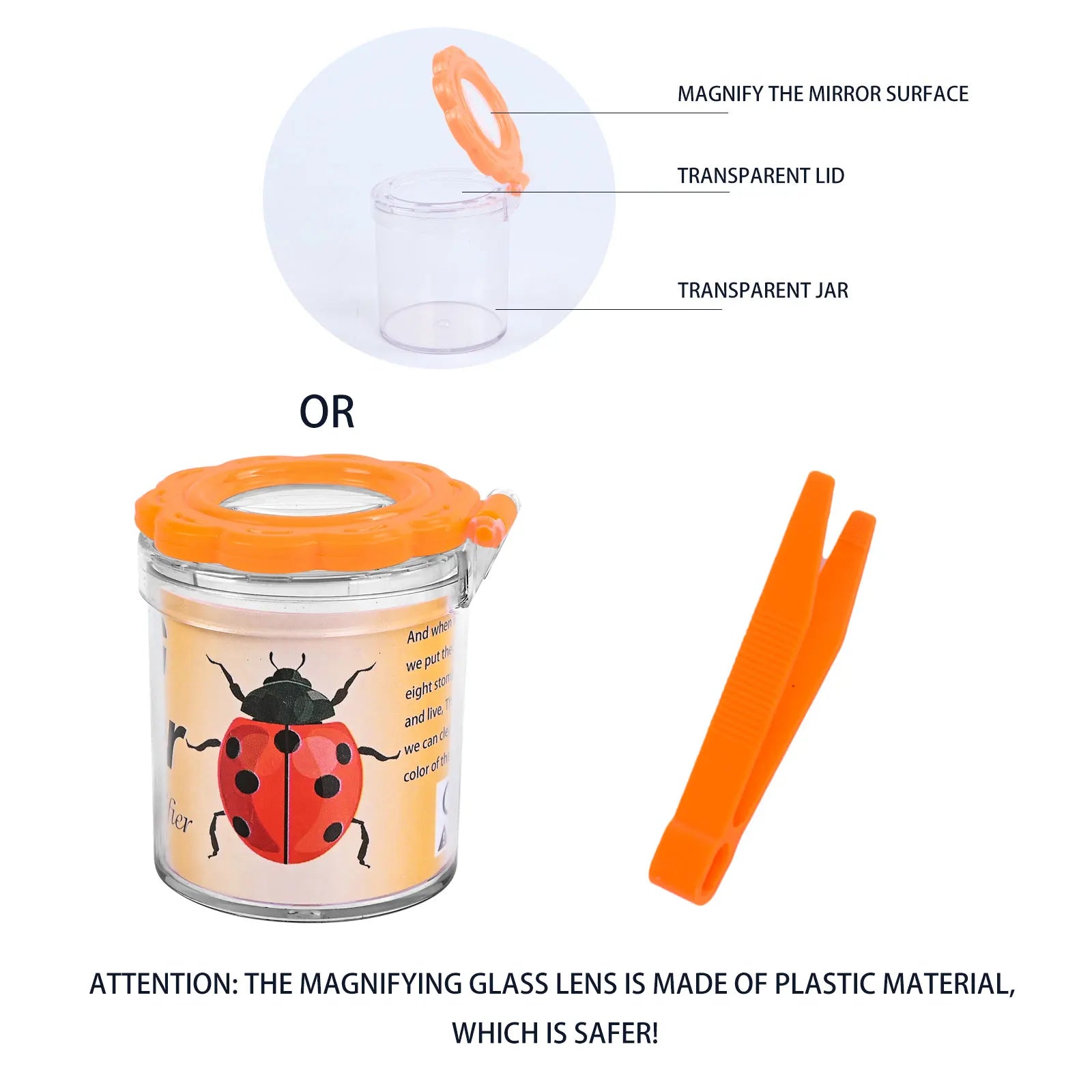Children'S Insect Observation Box, Outdoor Exploration, Tadpole Insect Collection B additional angle
