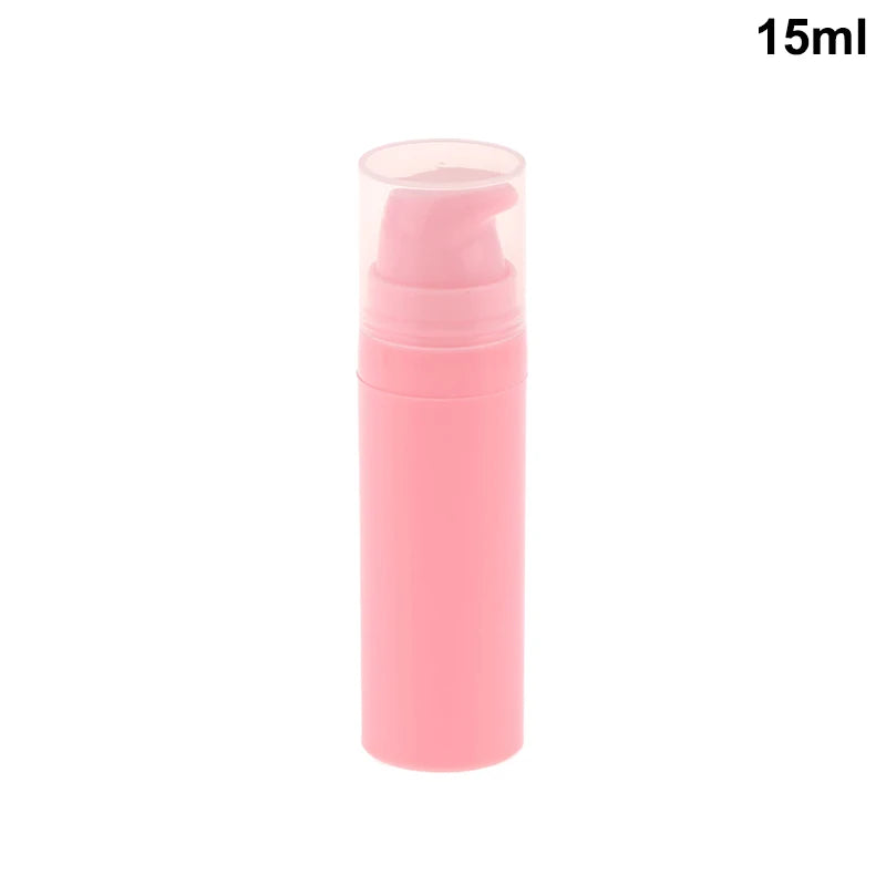 Refillable Lotion Bottles Airless Pump Vacuum Toiletries Container Empty Plastic Cosm lifestyle view