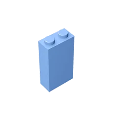 Gobricks GDS-1405 Brick 1 x 2 x 3 | Compatible Building Block for DIY detail view