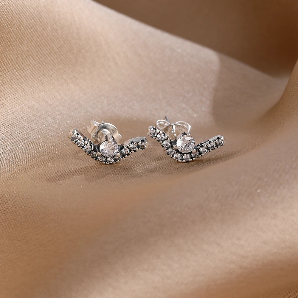 2026 New Fashion Hoop Earrings Set for Women | Ginkgo Leaf Enamel Flower Stud, Cute C alternate view