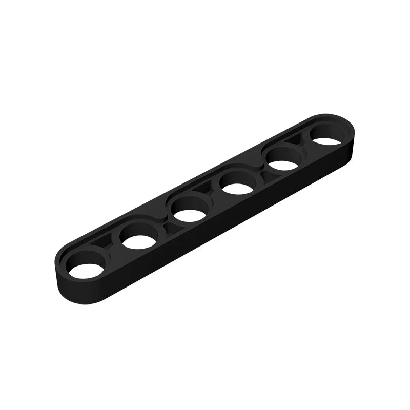 Gobricks GDS-694 Technical Liftarm Thin 1 x 6 | Compatible Building Block Piece close-up view