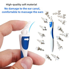 Portable Spiral Ear Wax Remover Tool Ear Cleaner close-up view