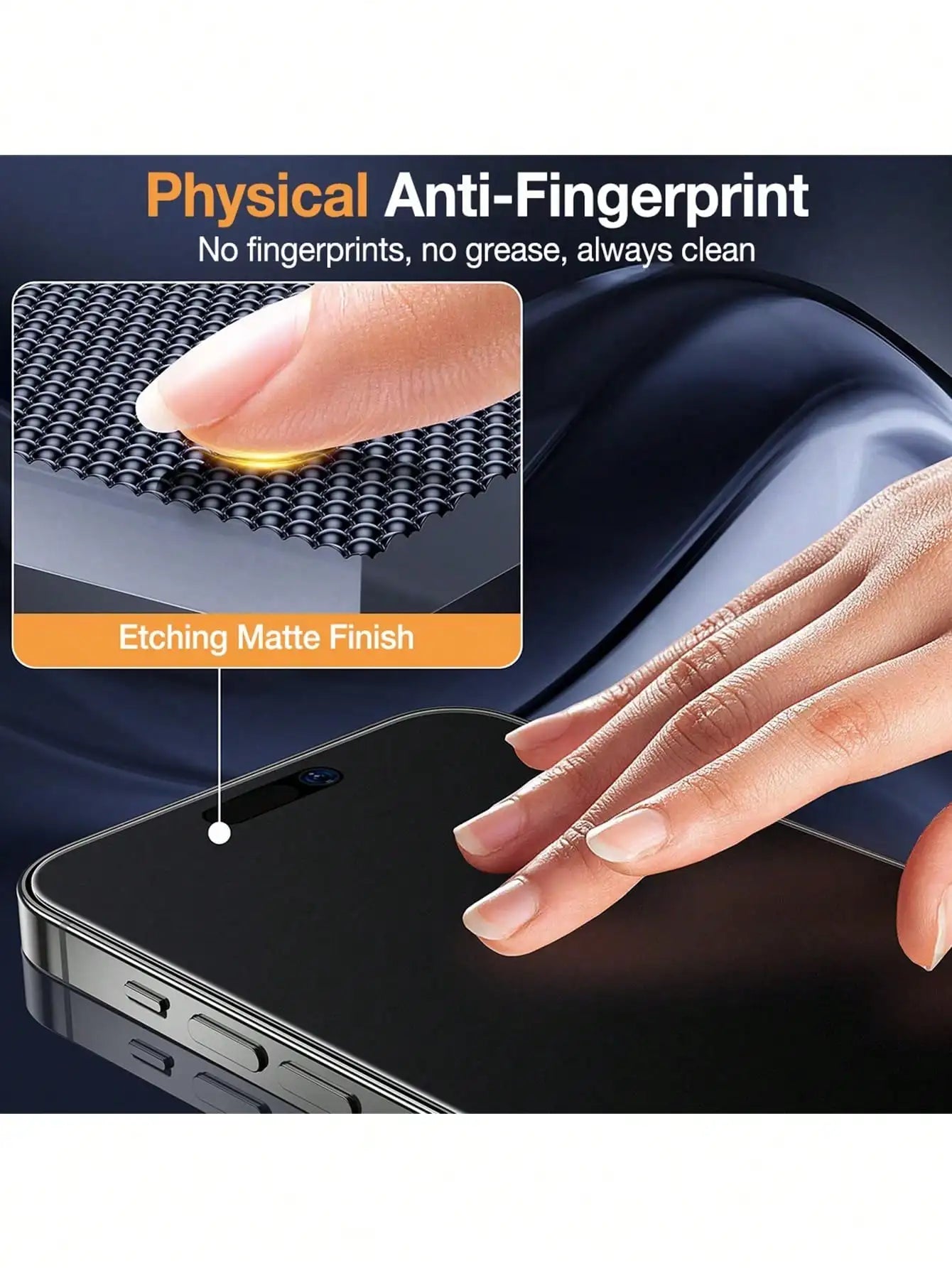 3 Pcs Matte Anti-Peeping Screen Protector Compatible With IPhone 17 Pro Max/17 Pro/17 Air/17/16 Pro Max/16 Pro/16
