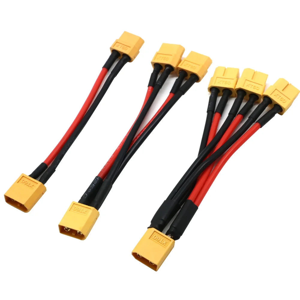 XT60 Parallel Battery Connector Male/Female Cable Dual Extension Y Splitter/ 3-Way 14 lifestyle view