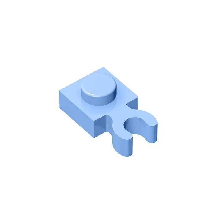 Gobrick GDS-814 PLATE 1X1 W. HOLDER | Building Block for DIY Creations alternate view