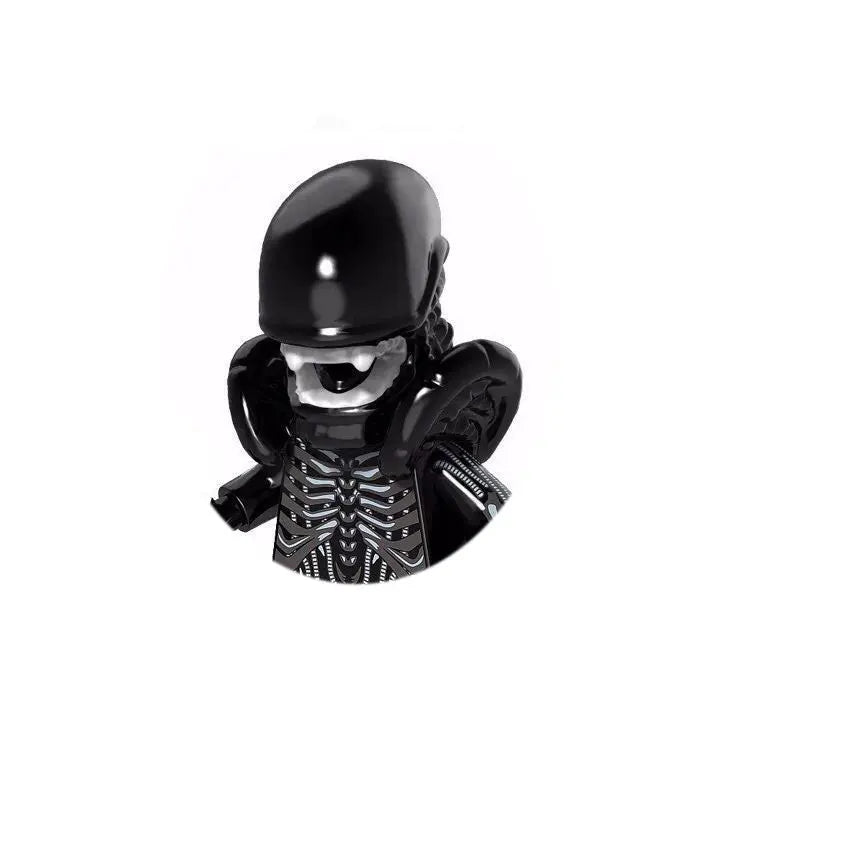 Alien Robot Monster Building Blocks | Creative Horror Movie Building Toy Set