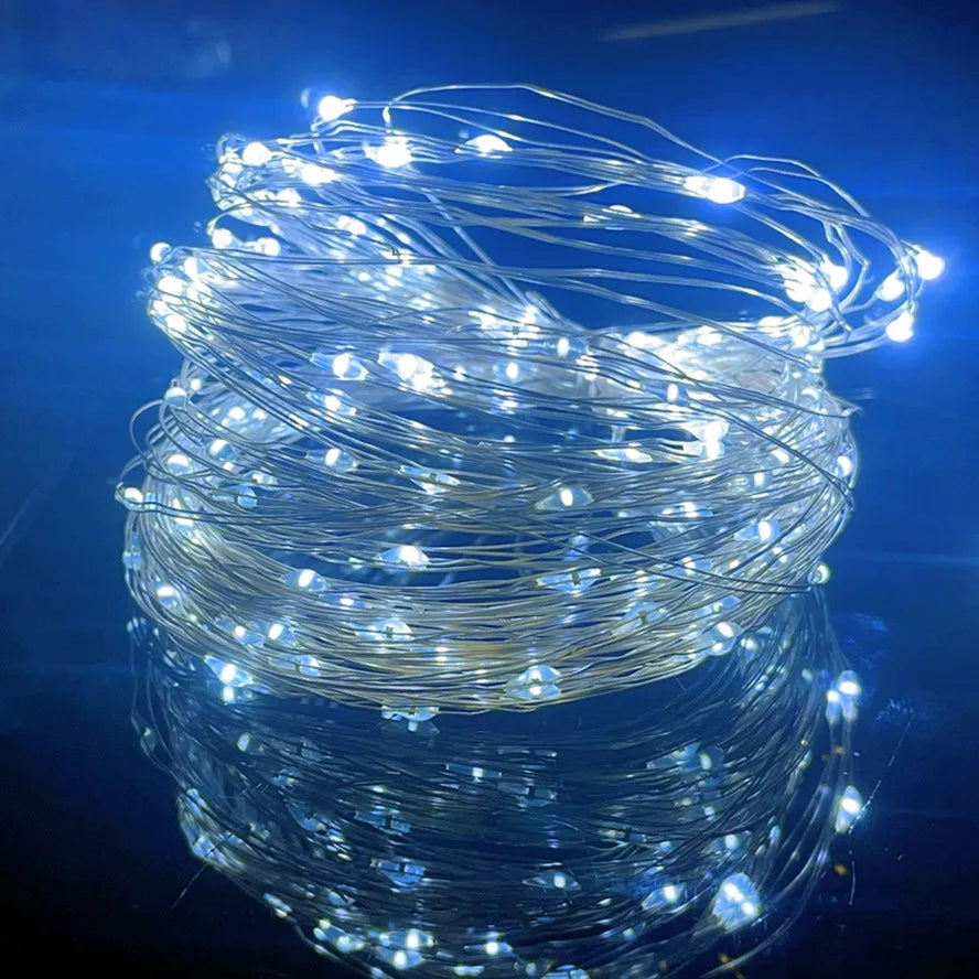 5M LED String Lights Waterproof Led Copper Wire Fairy Lights Battery Operated DIY Wed lifestyle view