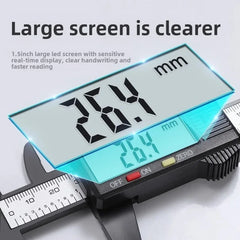 Digital Caliper 150mm LCD Display | Carbon Fiber Electronic Measuring Tool alternate view