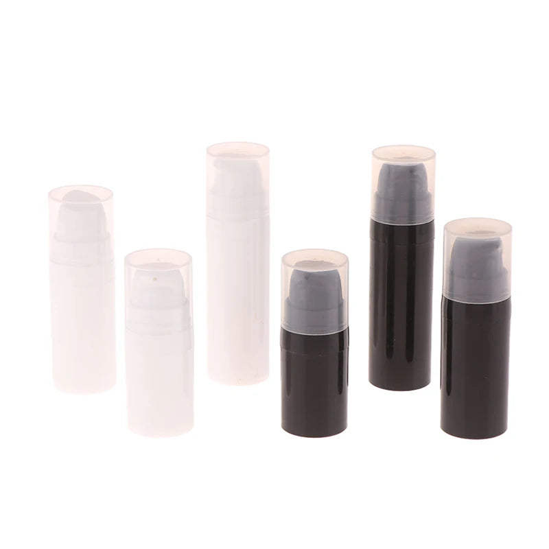 Refillable Lotion Bottles Airless Pump Vacuum Toiletries Container Empty Plastic Cosme close-up view