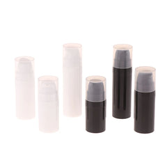 Refillable Lotion Bottles Airless Pump Vacuum Toiletries Container Empty Plastic Cosme close-up view