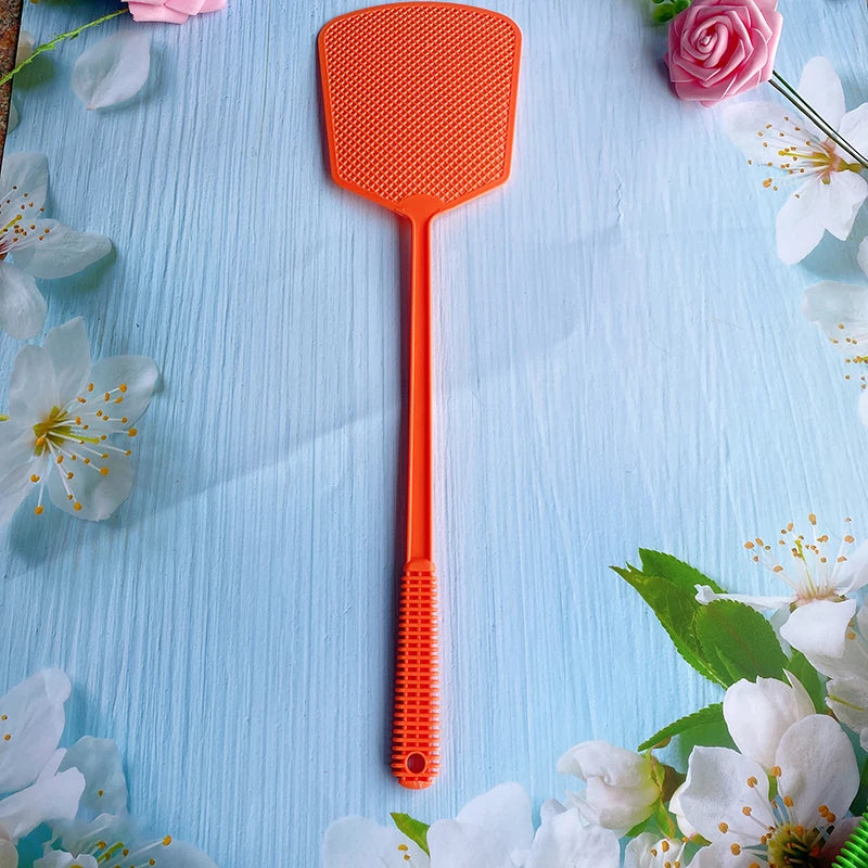 Large Plastic Fly Swatter | Extended Handle Manual Mosquito Swatter lifestyle view