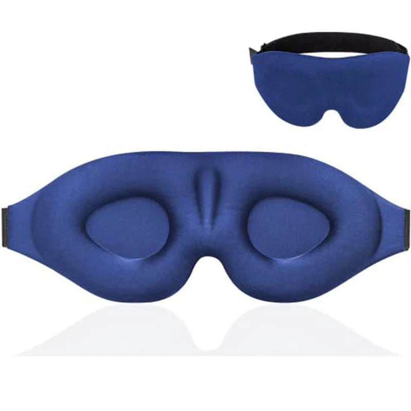 3D Sleeping Eye Mask | Soft Tiredness Relief Blindfold for Unisex additional angle