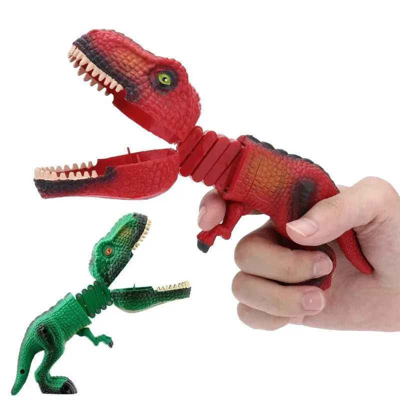 Children Dinosaur Toy Plastic Animal Toys Figures Grabber Claw Game Snapper Pick Up N alternate view
