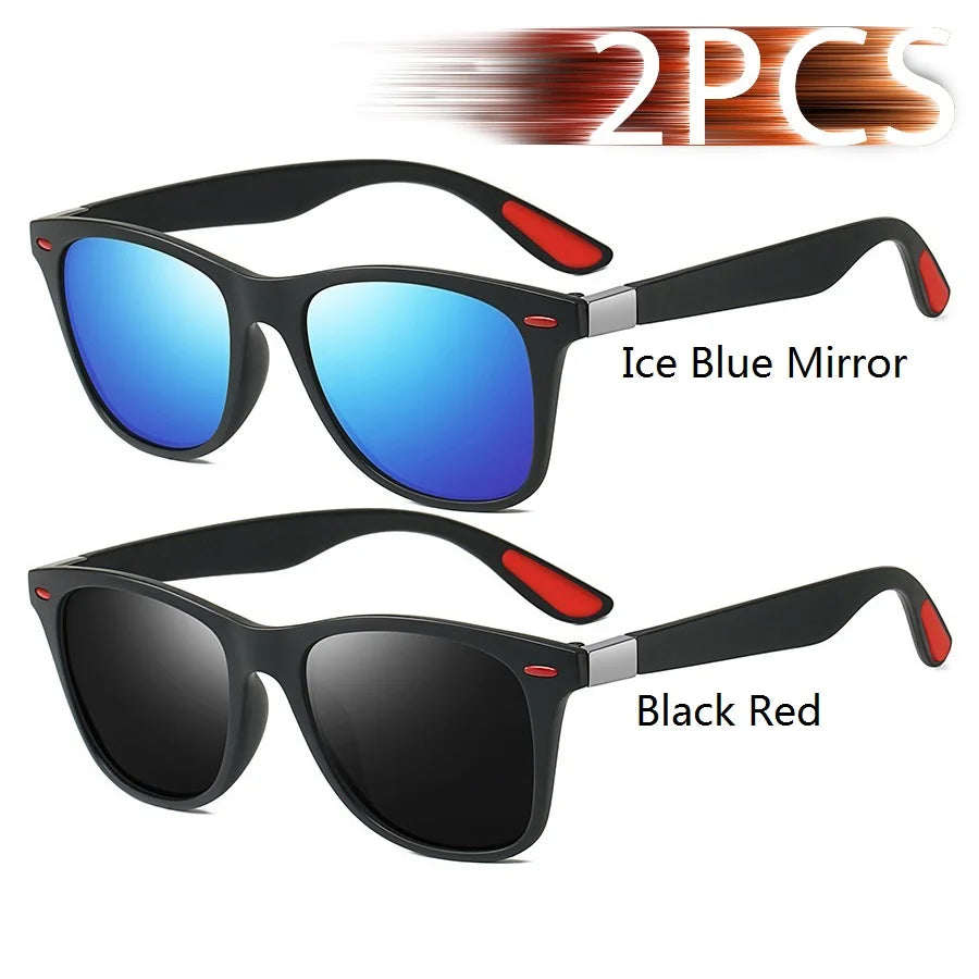 Square Unisex Driving Fishing Sunglasses Men Women Brand Designer Sun Glasses Anti-Glare detail view