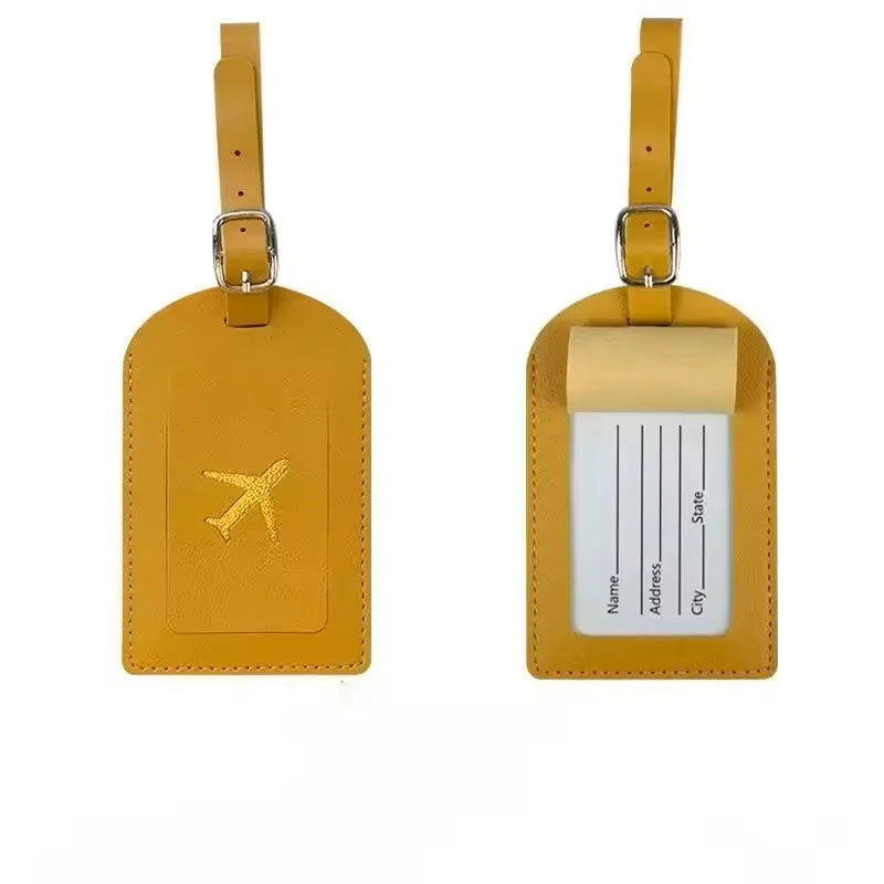 Label Luggage Boarding Case Label Name Address Clip Travel detail view