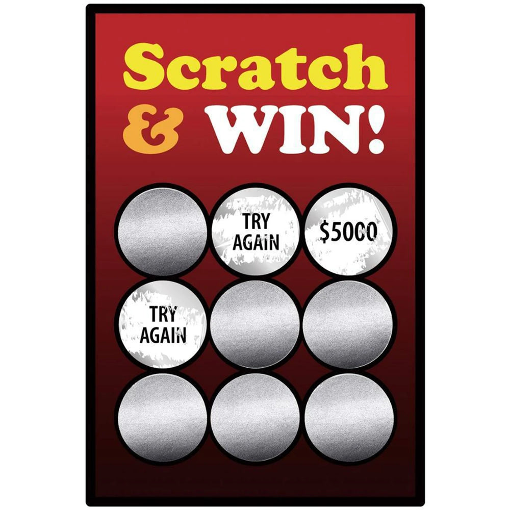 300 Pcs 1 Inch Heart Scratch Off Stickers | Lottery Ticket and DIY Game Labels additional angle
