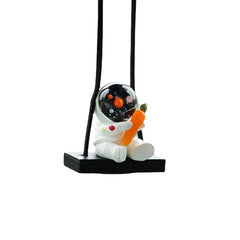 Funny Astronaut Cartoon Car Rearview Mirror Pendant detail view