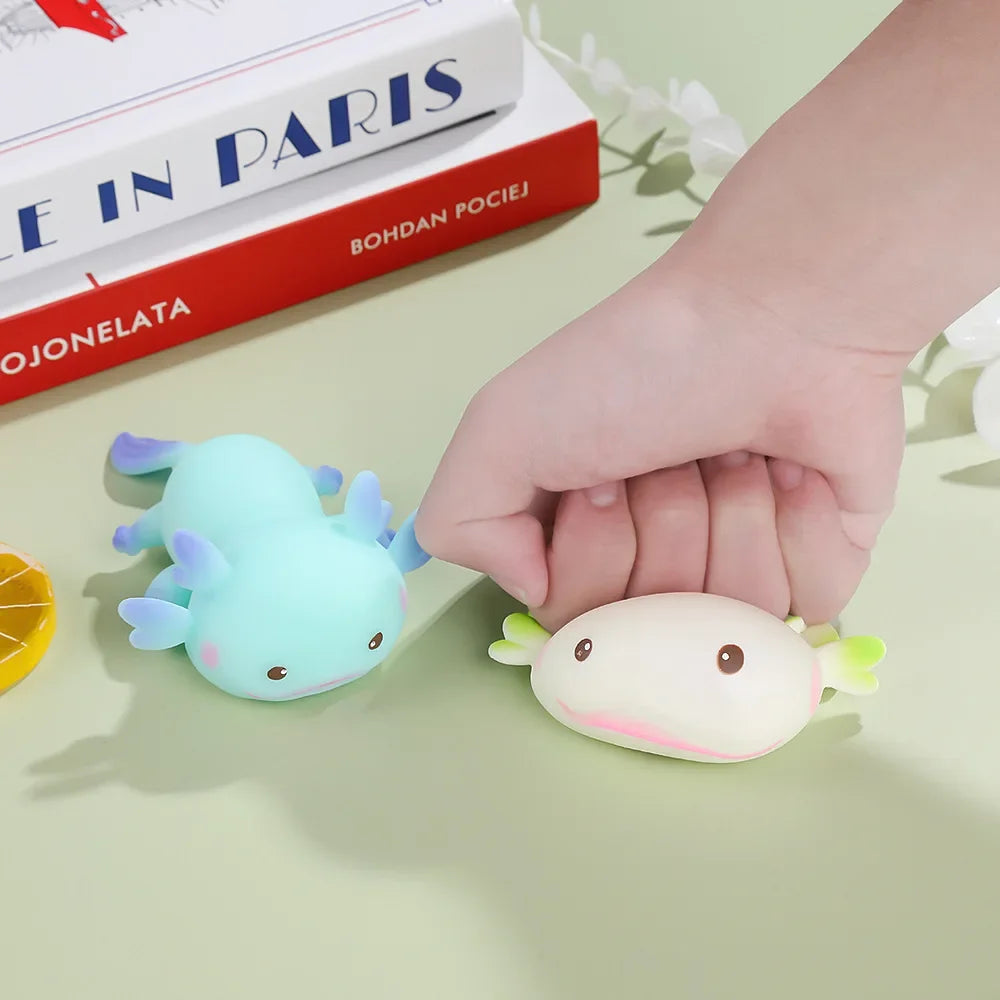 Cartoon Simulated Salamander Sensory Toy | Squeeze Stress Relief Fidget Gift lifestyle view