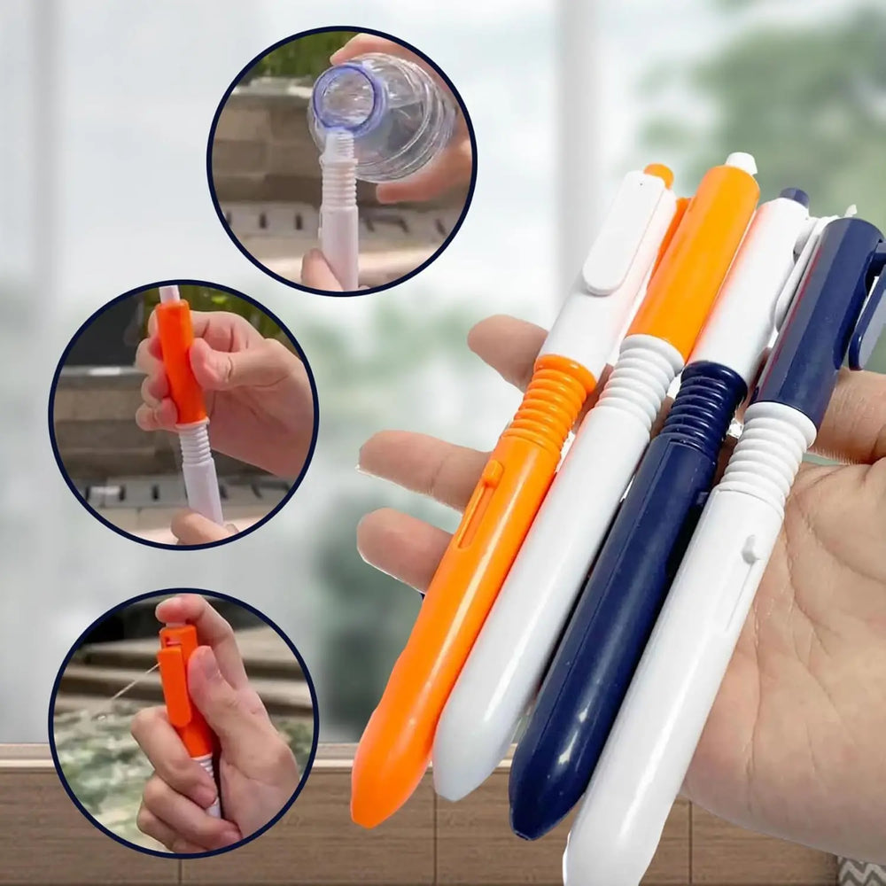 2 in 1 Funny Prank Retractable Water Spray Pens,Ball Pen with Water Spray Funny Prank lifestyle view