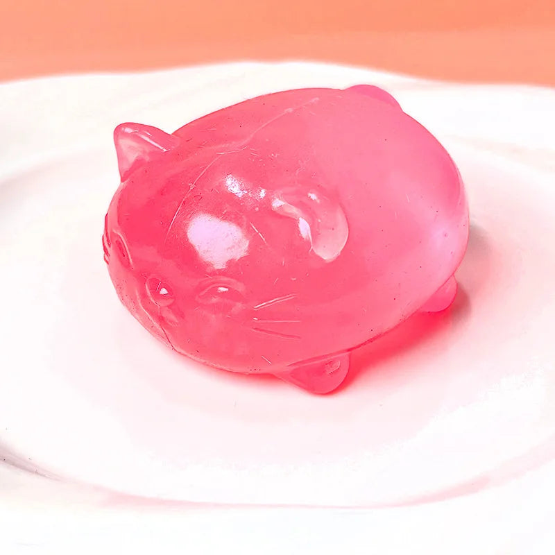 Mini Cute Cat Maltose Squishy Toys | Slow Rise Stress Relief Ball detail view