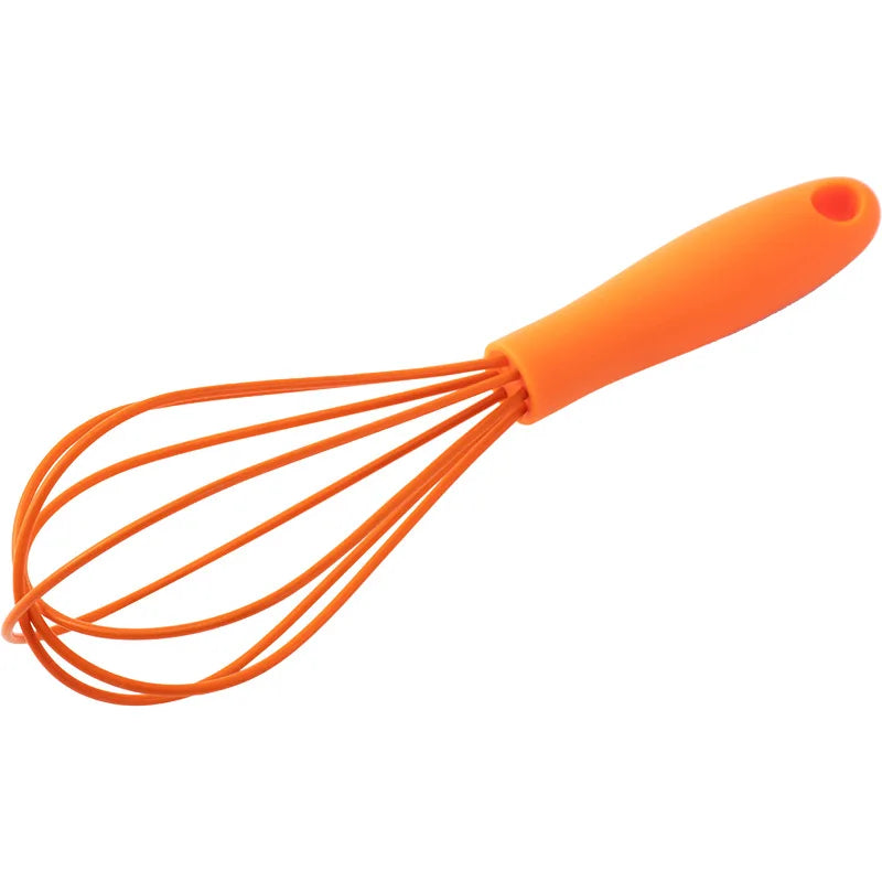 1PCs silicone small size egg beater manual cream egg small stirring rod mini egg-whis alternate view