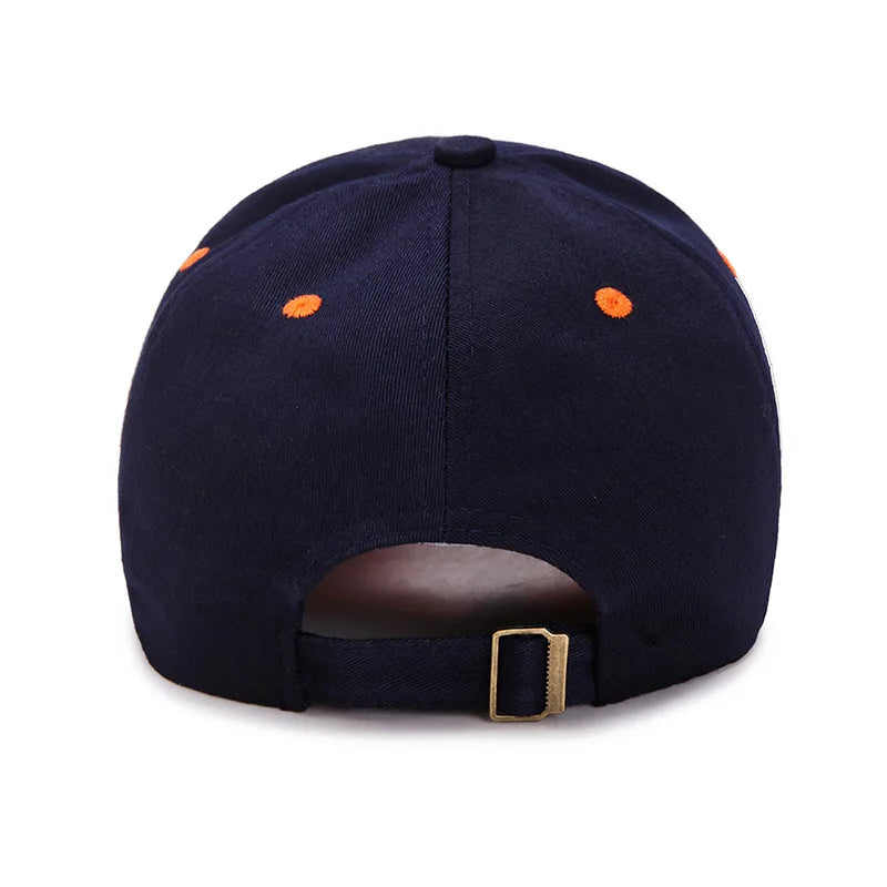 Unisex Cotton Baseball Cap | Lightweight Summer Snapback Hat close-up view