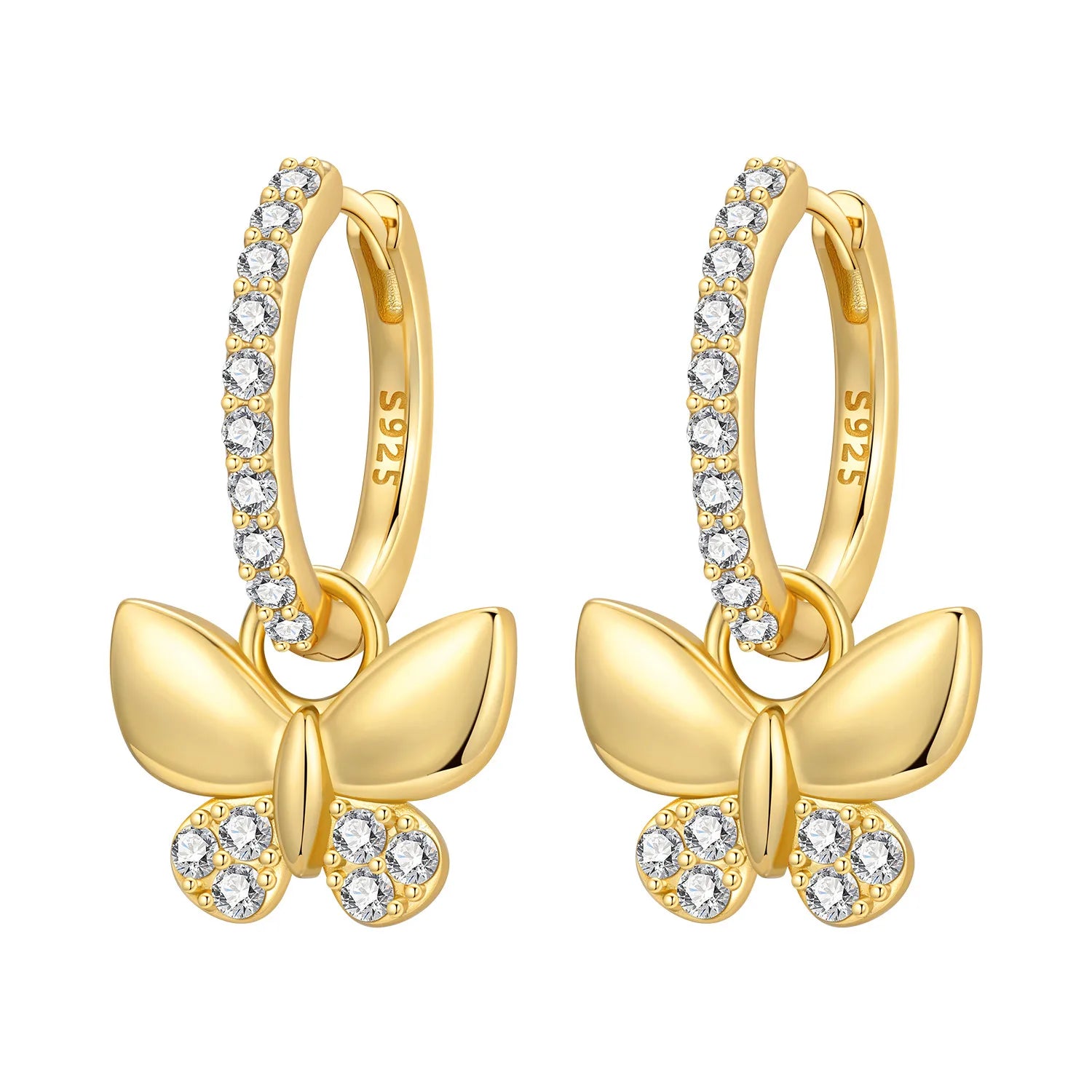 Original 925 Sterling Silver Planet Starlight Earrings Fashion 18K Gold Hoop Earring for Women Piercing Jewelry Aretes Gifts