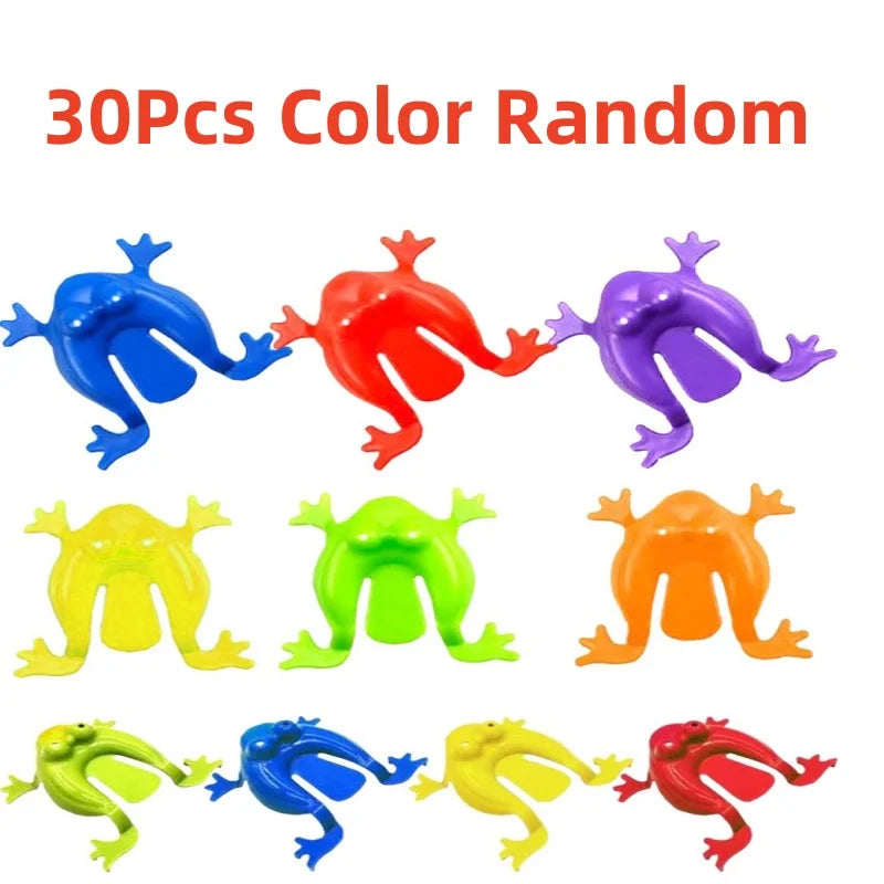 30PCS Press and Jump Frog Stress Relief Toy Family Interactive Sports Party Chessboar alternate view