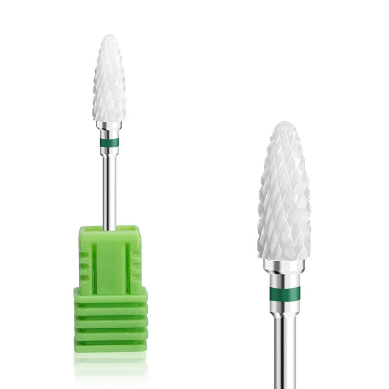 1pcs Ceramic Milling Cutter Nail Drill Bits Electric Manicure Drills Pedicure Mill Bi lifestyle view