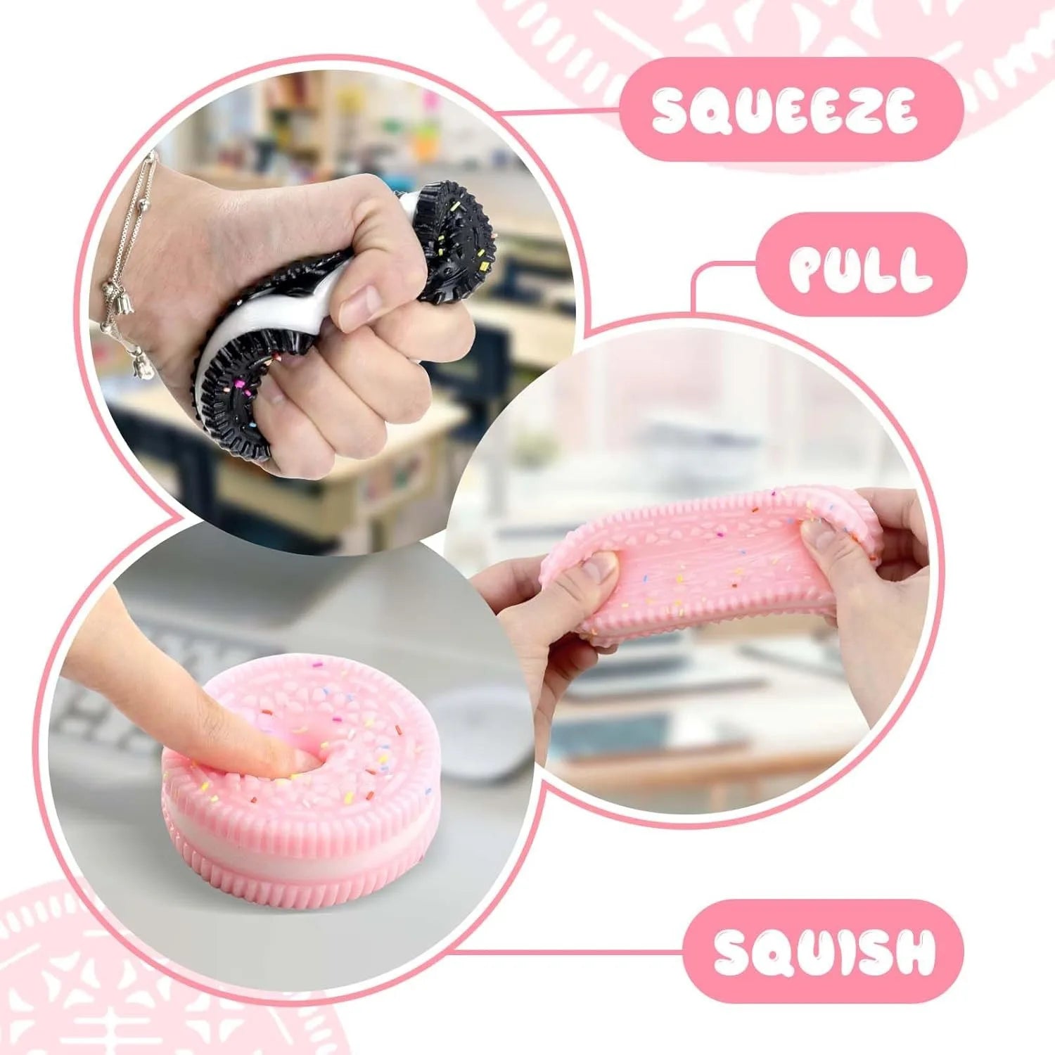 Taba Fidget Squeeze Toys Ultra-Soft Squishy Stress Relief Toys for Kids Adults Kawa additional angle
