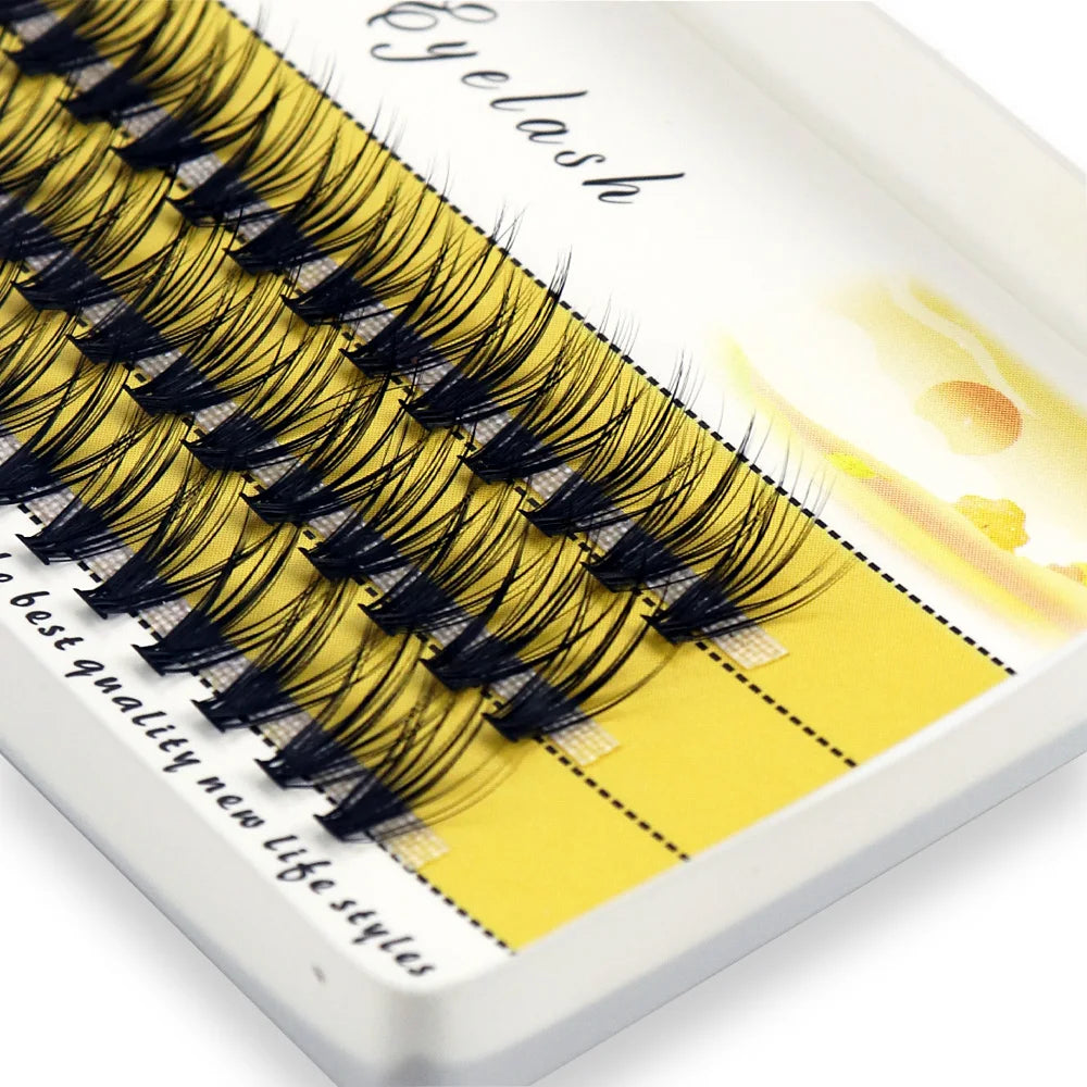 Bundles Natural Eyelash Extension 3D Russia Individual Eyelash Cluster Makeup Tools L alternate view