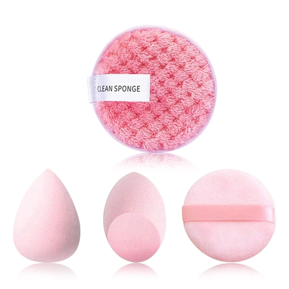 33pcs beauty set makeup kit large and small beauty sponges for flawless makeup applic alternate view