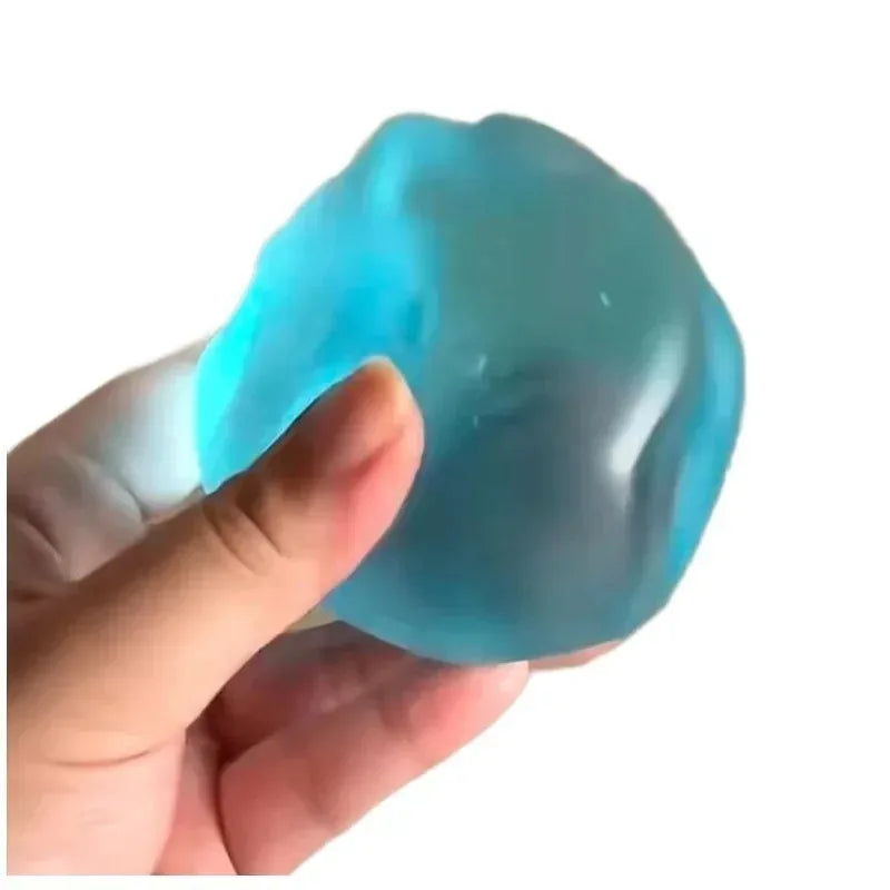 Blue Maltose Squishy Toy | Slow Rebound Sensory Fidget for Stress Relief lifestyle view
