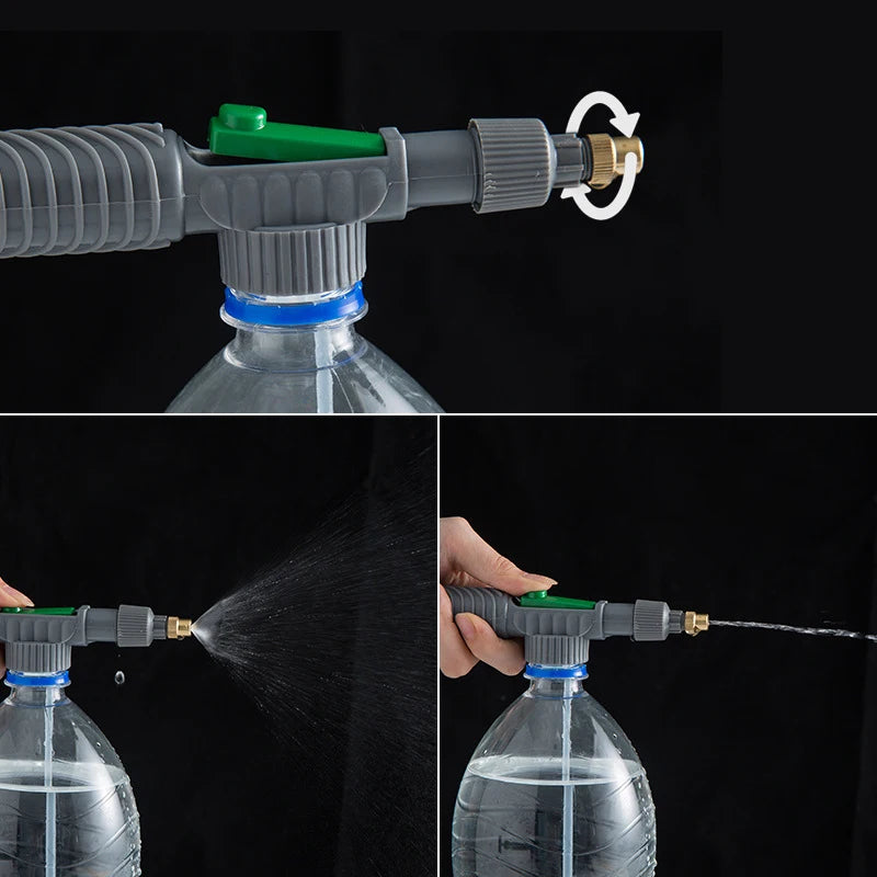 Sprayer Adjustable Drink Bottle Spray Head Nozzle Garden Watering Tool Sprayer Agricul close-up view