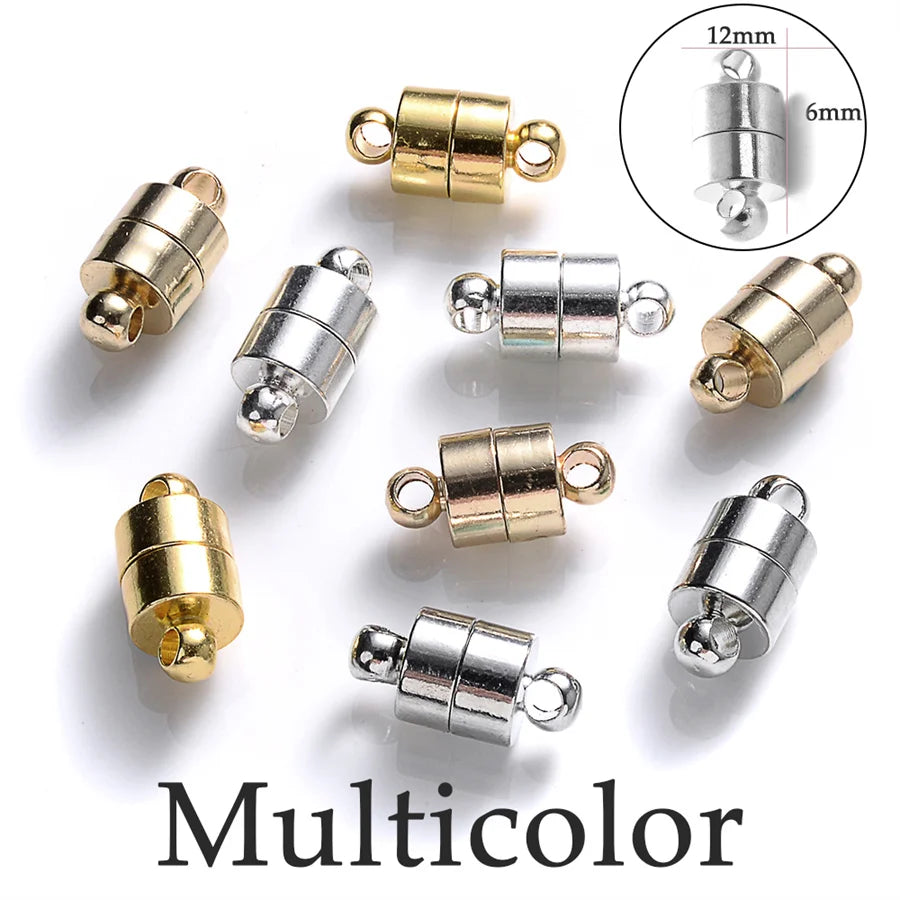 Heart Round Magnetic Clasps Set | DIY Jewelry Connector Charms lifestyle view