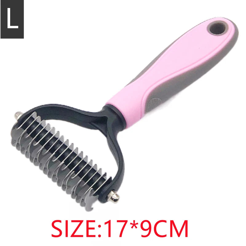 New Professional Pet Cat Hair Removal Comb Brush Dog Grooming Shedding Tools Puppy Ha alternate view