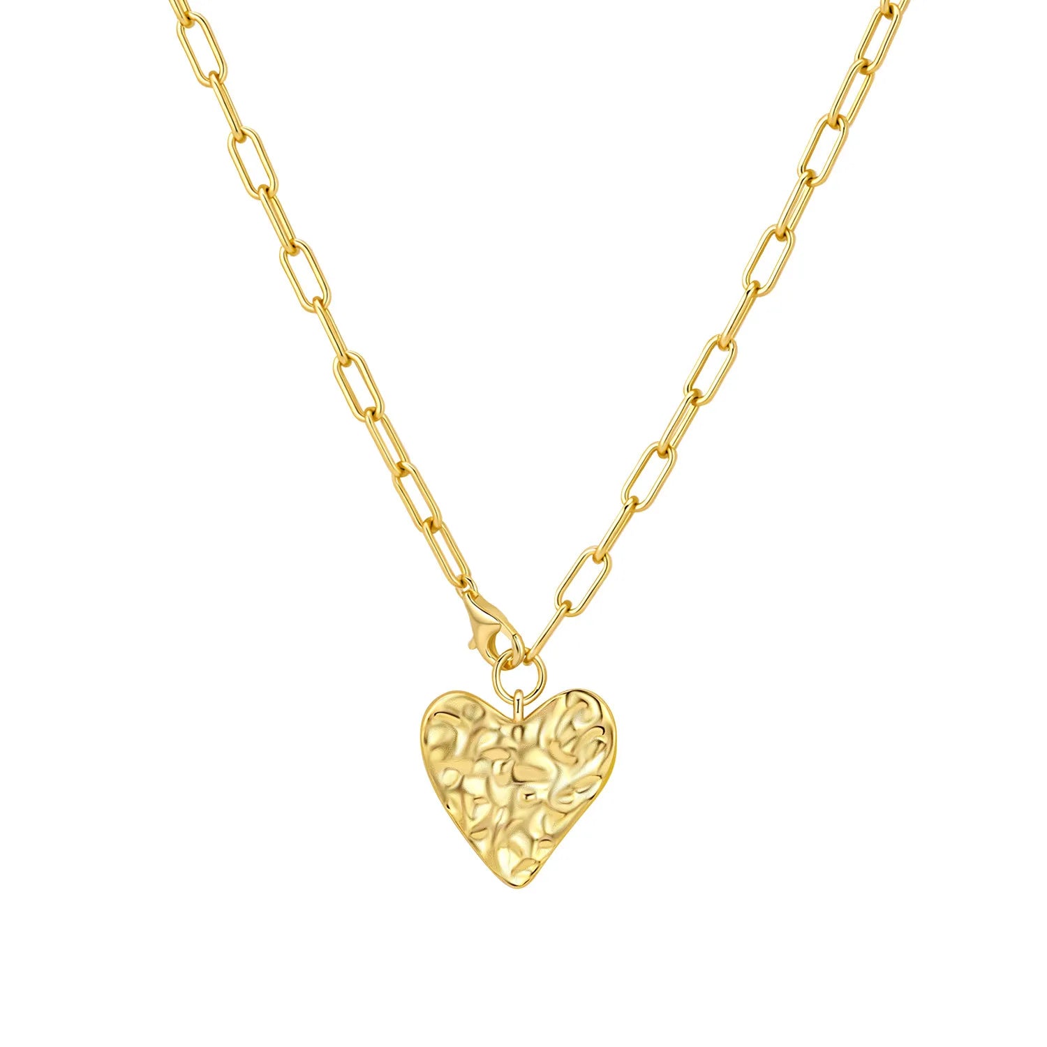 Romantic Pink Crown Heart Pendant Necklace Genuine 925 Sterling Silver Elegant Fine Jewelry for Women Wedding Holiday Presents