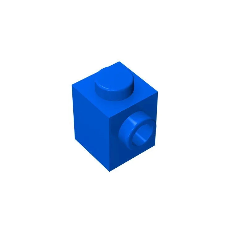 Gobricks GDS-635 BRICK 1X1 W. 1 KNOB | Single Side Bump Building Block Compatible wit alternate view