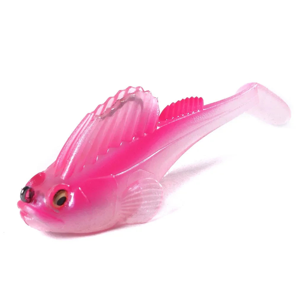 1pcs Silicone Dark Sleeper Wobbler Fishing Lure 7g 14g 20g Sinking Soft Lure Jig hook Sw detail view