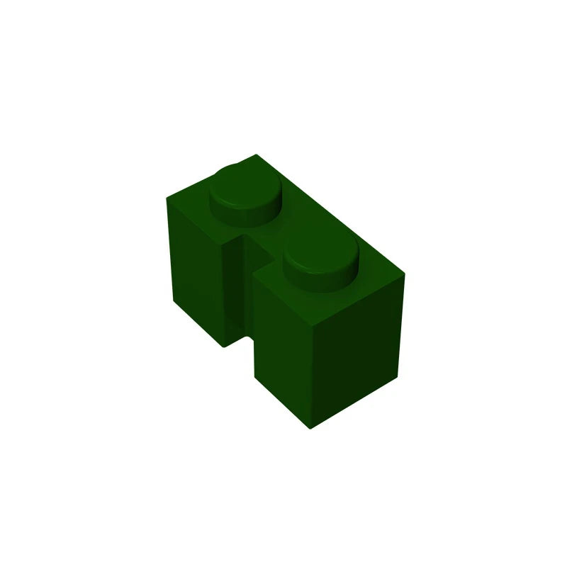 Gobricks GDS-798 Brick 1x2 with Groove | Compatible Building Block for DIY Sets alternate view
