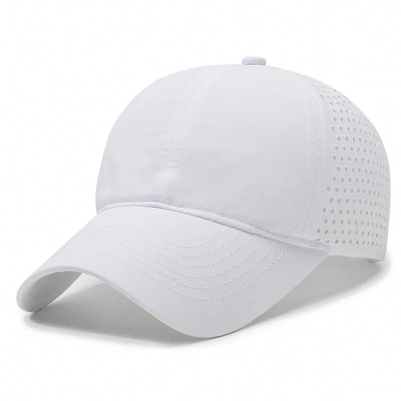 Summer Lightweight Breathable Baseball Cap | Quick-Dry Adjustable Unisex Hat for Hiki lifestyle view