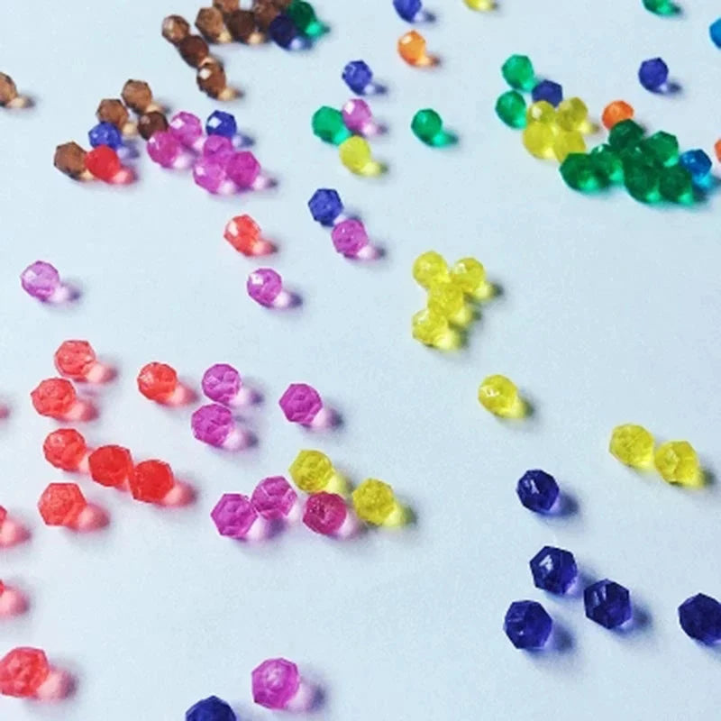 500PCS/Set Jewel Beads 3D Puzzle toys for Children 6 Colors Refill Pack Water sticky Bea detail view