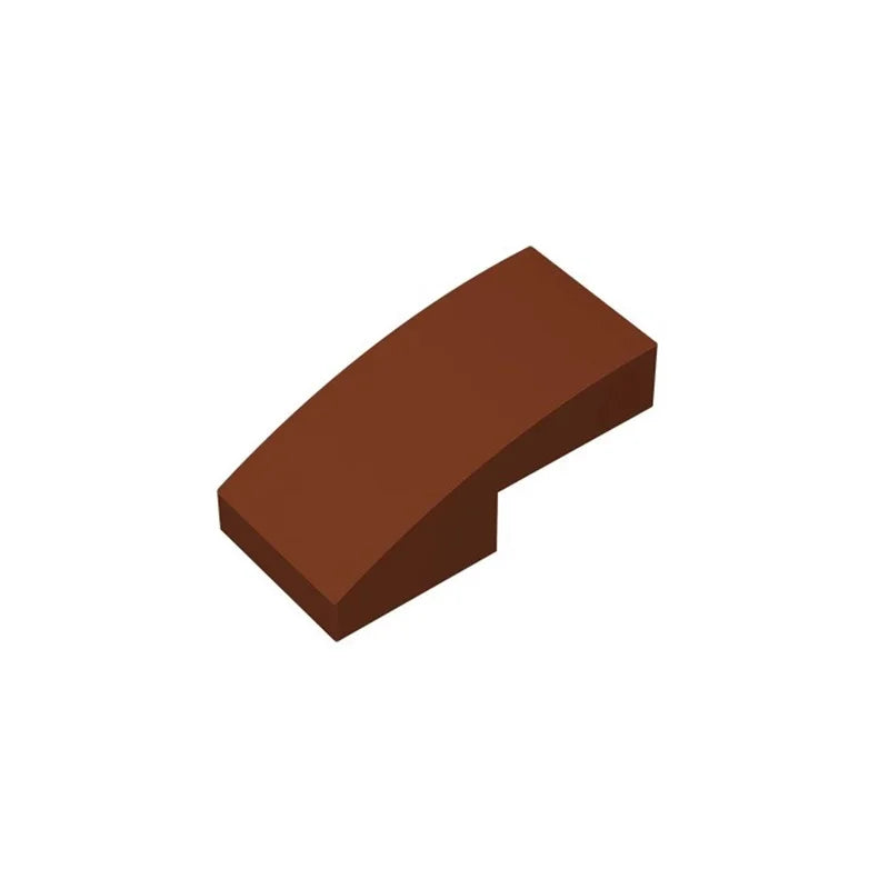 50pcs 11477 Slope Curved 2 x 1 Bricks Bulk | Modular Building Blocks for MOC close-up view