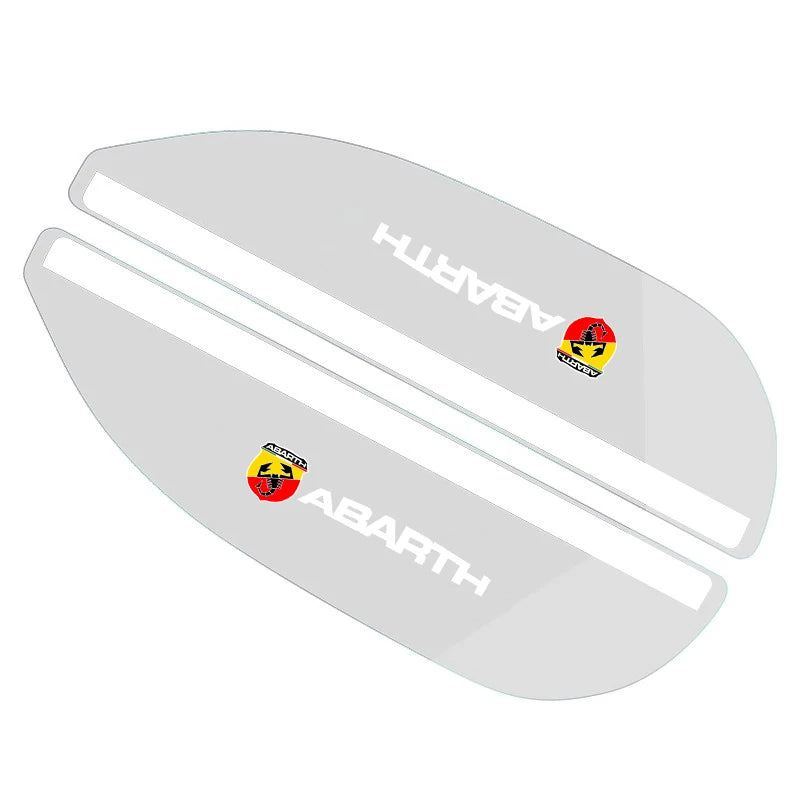 2Pcs Car Rearview Mirror Rain Shield Rain Eyebrow Cover for Fiat Abarth 500e Panda | alternate view